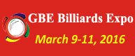 GBE Billiards Expo 2016